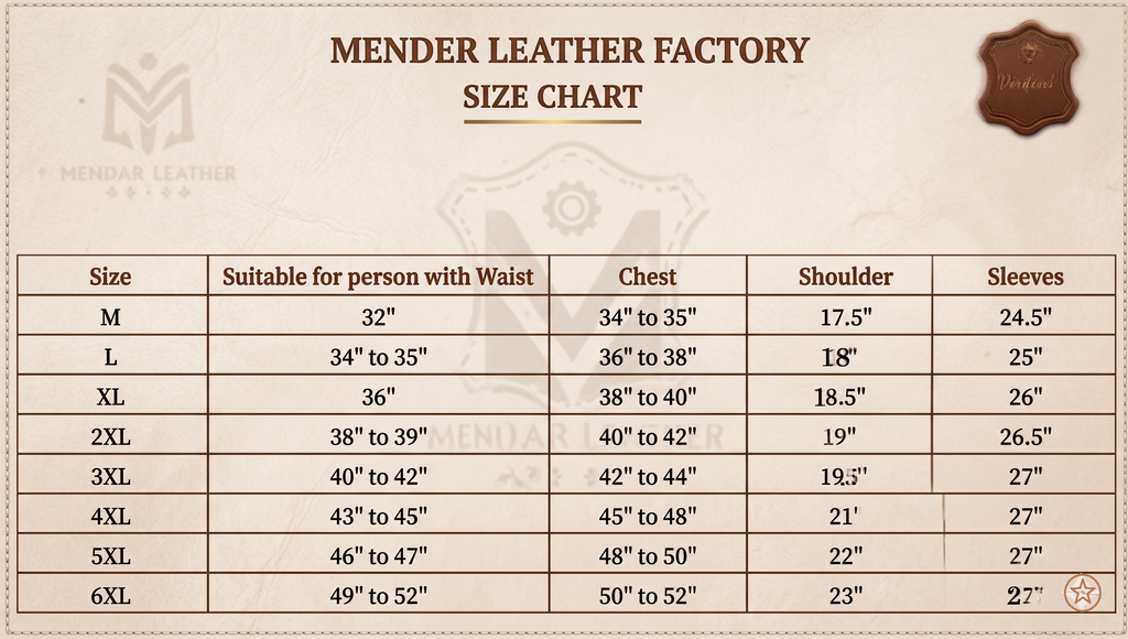 Men's Classic Brown Full-Grain Cowhide Leather Jacket | Timeless Style | YKK Zippers